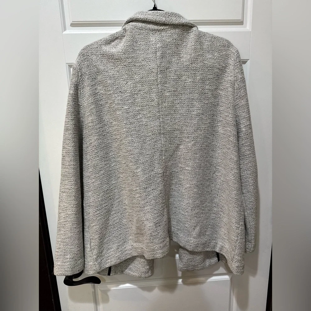 Topshop Black and Gray Knit Cardigan